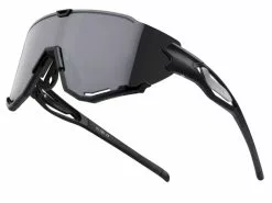 Force Creed Cykelbriller Sort Spejllinse Sort