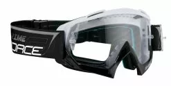 Force Grime Downhill Brille Sort/hvid Med Klar Linse
