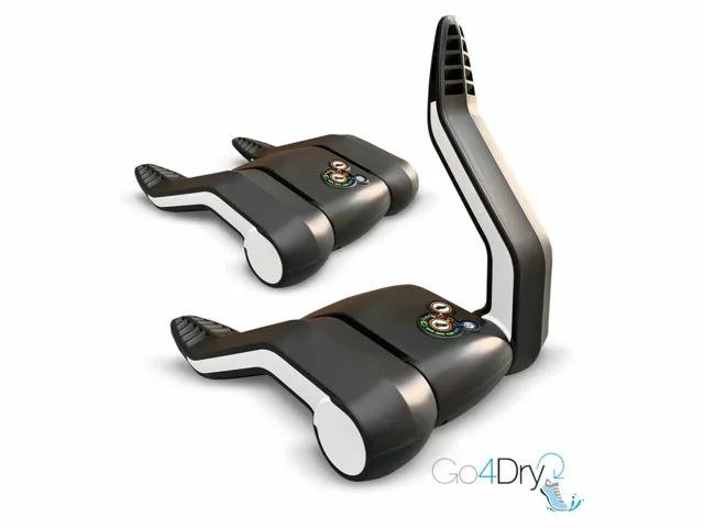 Go4Dry Skotørrer Sort/Hvid 5 Go4Dry Skotørrer Sort/Hvid - Billede 3