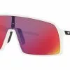 Oakley Sutro Mat Hvid, Prizm Road -Cykelstativer og ophæng Salg Oakley Sutro mat hvid Prizm Road 1564049810