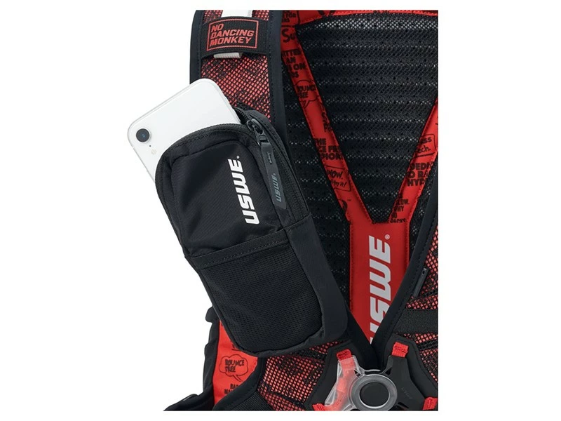 USWE Backpack Flow 16 Sort/Rød 12 USWE Backpack Flow 16 Sort/Rød - Billede 10