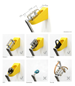 Cycloc Hero Vægophæng Hvid -Cykelstativer og ophæng Salg cyclocherohvid2017 01