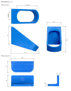 Cycloc Hero Vægophæng Hvid -Cykelstativer og ophæng Salg cyclocherohvid2017 02